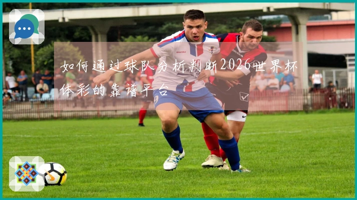如何通过球队分析判断2026世界杯体彩的靠谱平台